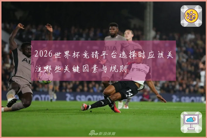2026世界杯竞猜平台选择时应该关注哪些关键因素与规则